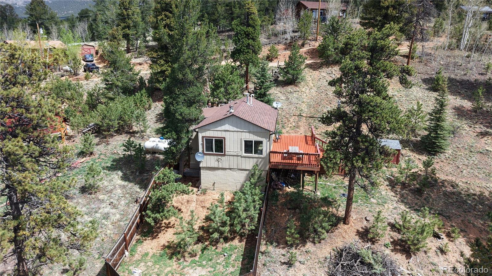 60 Ball Road Bailey, CO 80421 - Photo 36 of 37 a house with lots of trees