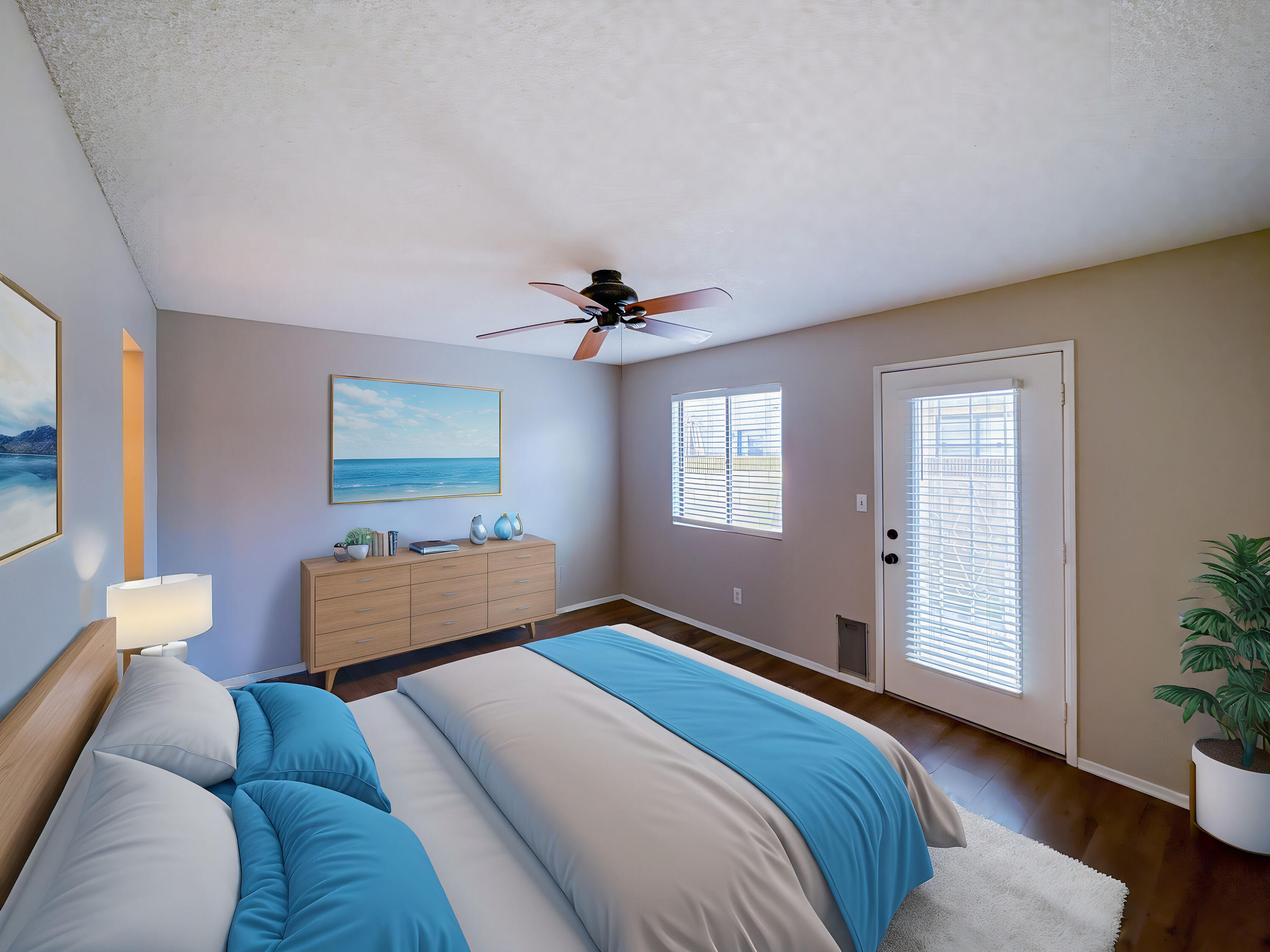 43840 Bobby Jones Drive, Unit 24 Lancaster, CA 93536 - Photo 15 of 29 a bedroom with a bed and a window