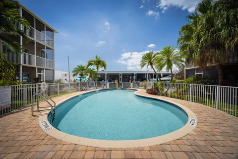 a view of outdoor space yard and swimming pool
