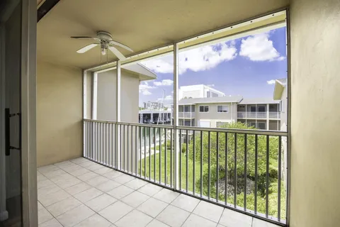 a view of a balcony