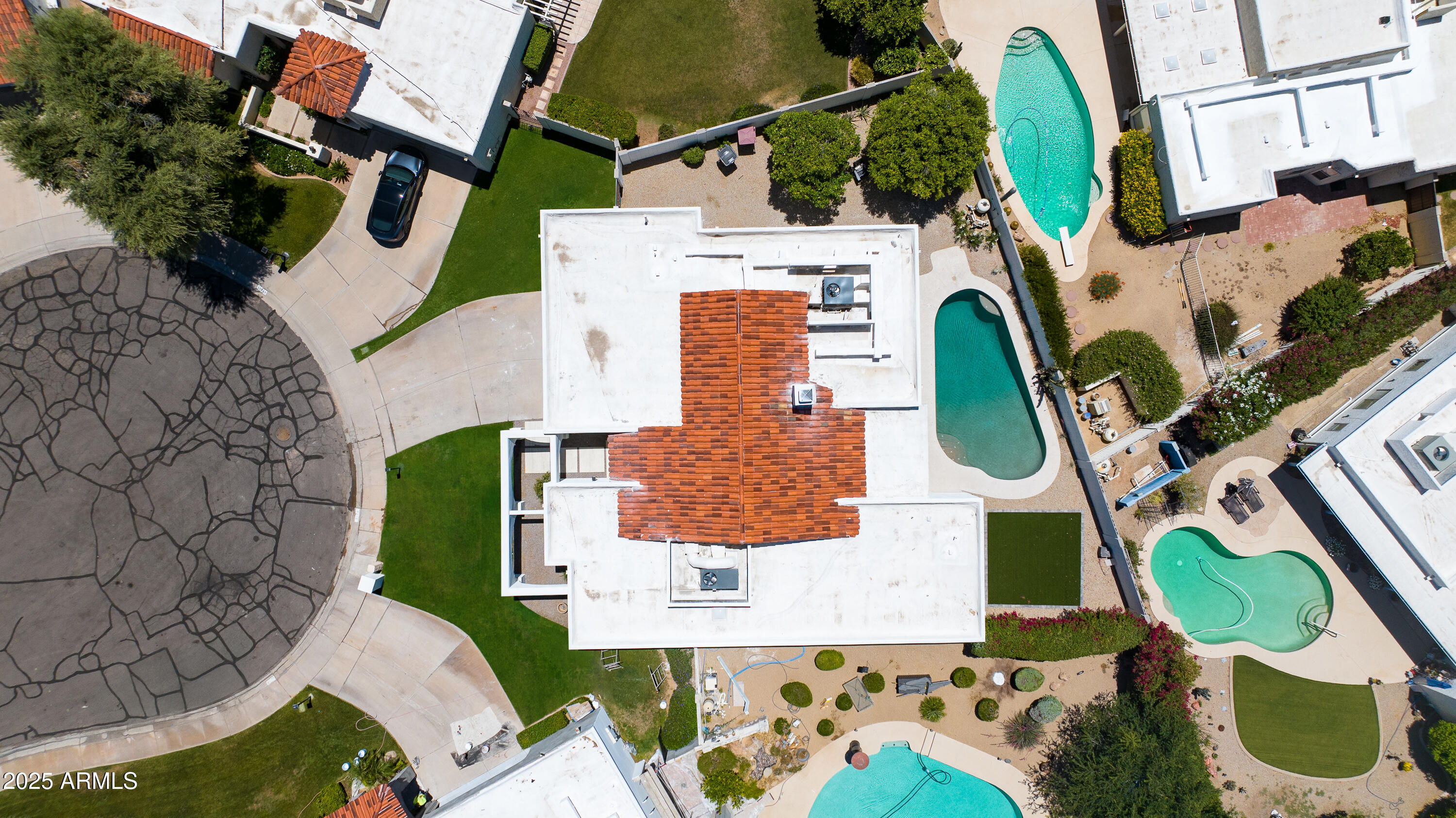 7328 East Laredo Lane Scottsdale, AZ 85250 - Photo 26 of 27 an aerial view of houses with outdoor space