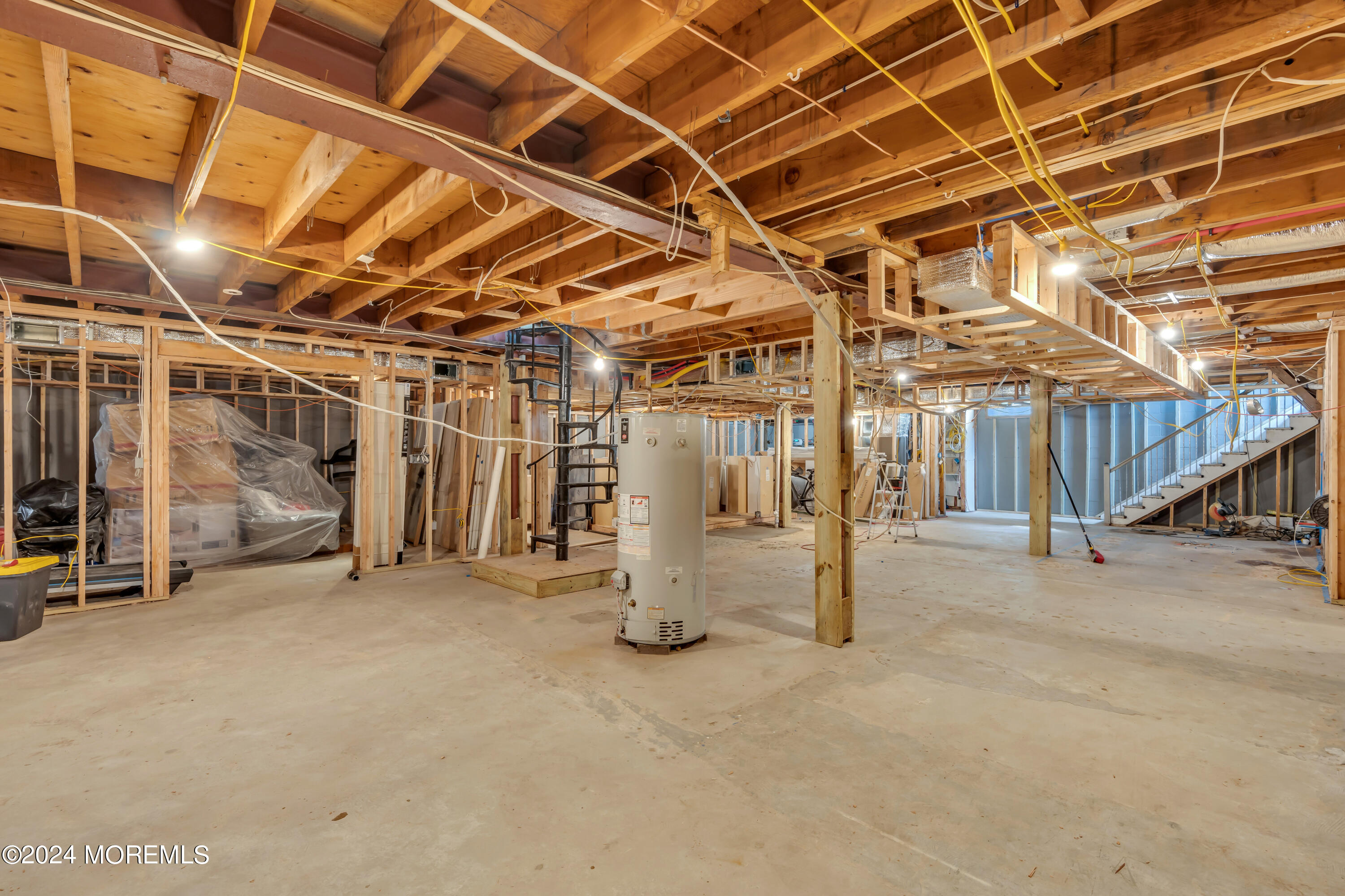 211 State Route 33 Freehold, NJ 07728 - Photo 29 of 64 a view of an empty room with wooden roof