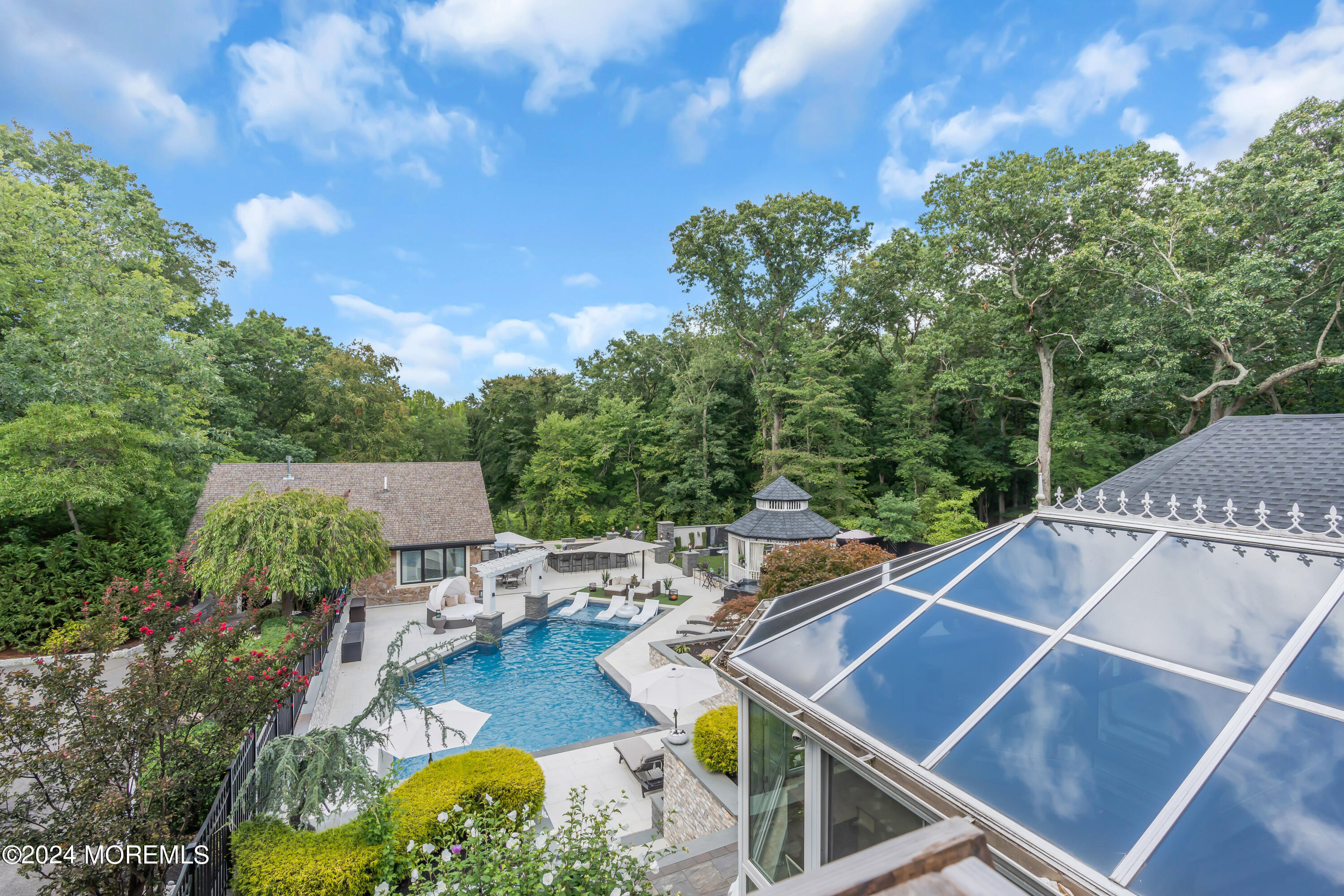 211 State Route 33 Freehold, NJ 07728 - Photo 36 of 64 a view of a patio with chairs and table