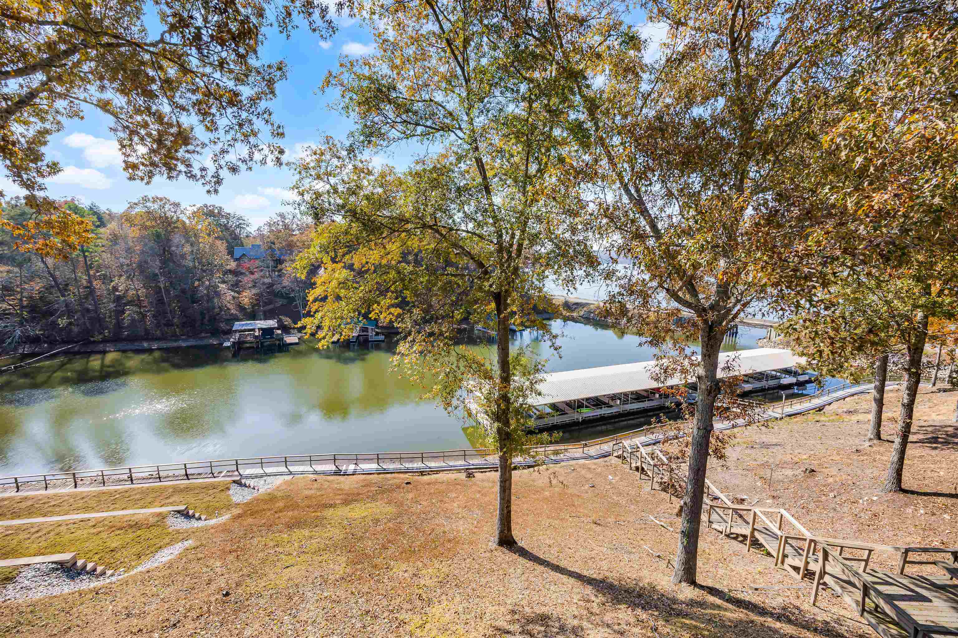 80 Riviera Cove Cherokee, AL 35616 - Photo 23 of 31 a view of a lake with a yard