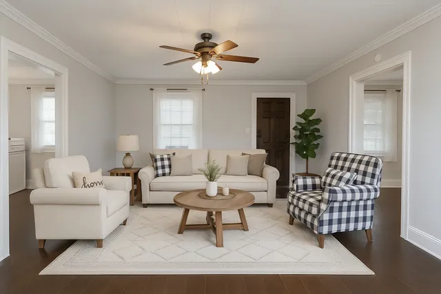 a view of a kitchen with sink dishwasher and wooden floor
