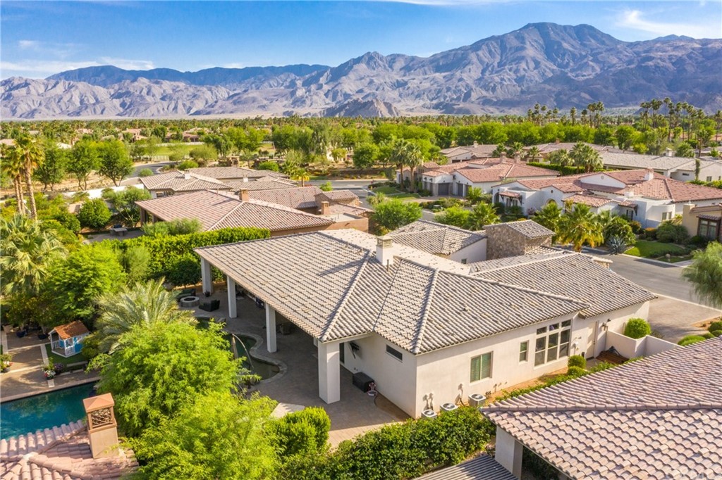 81094 Monarchos Circle La Quinta, CA 92253 - Photo 32 of 43 an aerial view of a house with a mountain