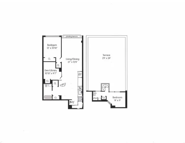 a picture of a floor plan