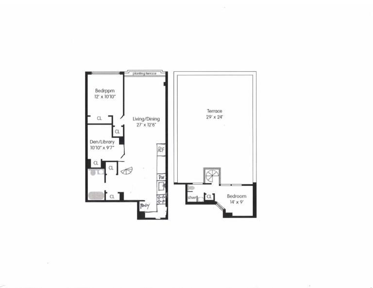 507 East 80th Street, Unit PH8R Manhattan, NY 10075 - Photo 22 of 22 a picture of a floor plan