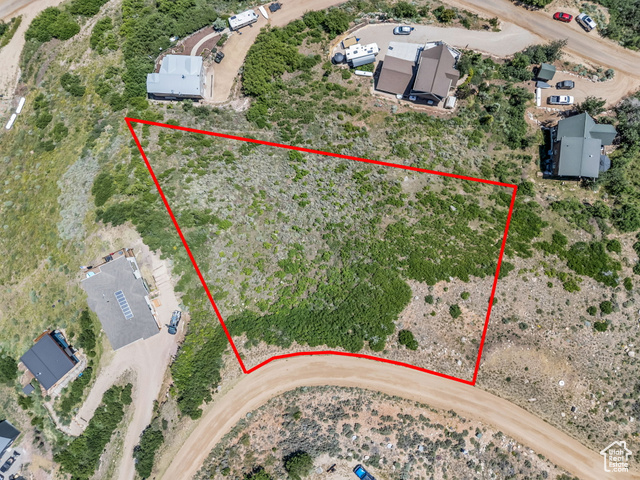 293 Ridge Top Road, Unit 184 Coalville, UT 84017 - Photo 3 of 26 Aerial overview of property's location featuring property parcel outlined