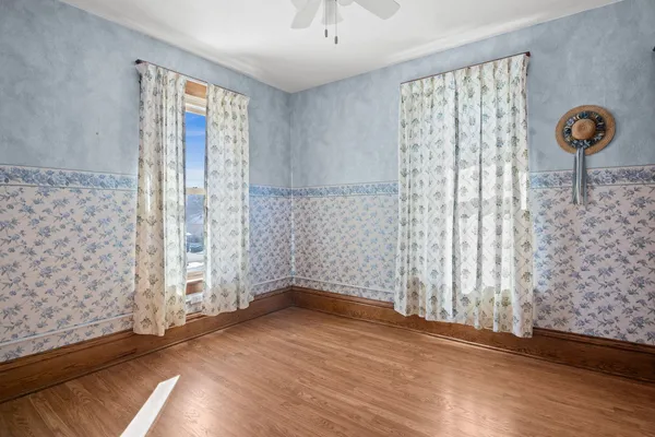 a view of an front door