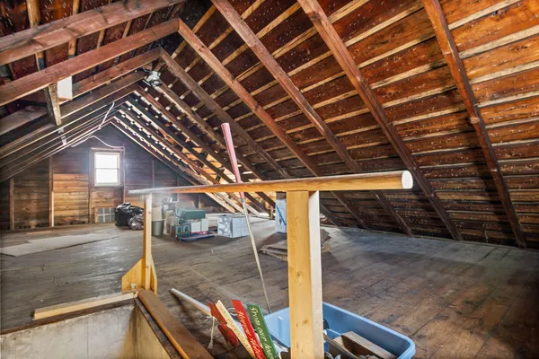 a room with pool table