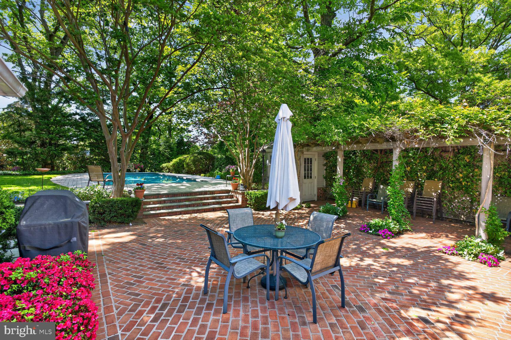 2260 48th Street Northwest Washington, DC 20007 - Photo 35 of 45 Patio off main kitchen, and family room
