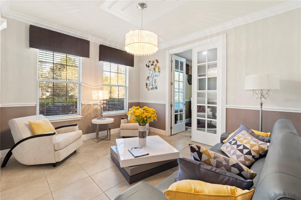1445 Via Sangro Place Winter Park, FL 32792 - Photo 7 of 58 a living room with furniture and a large window