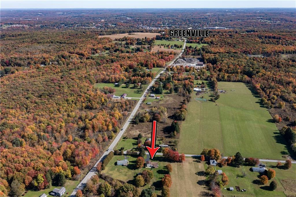 7 Lininger Road Greenville, PA 16125 - Photo 12 of 48 an aerial view of a house with a mountain