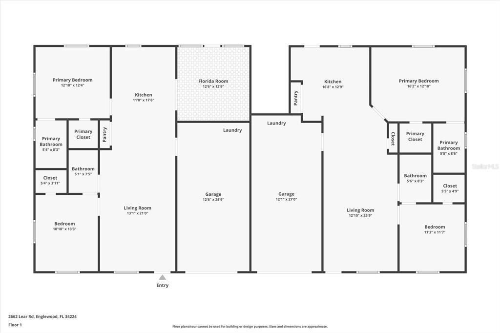 2660 Lear Road Englewood, FL 34224 - Photo 42 of 42 a picture of a bathroom with a shower