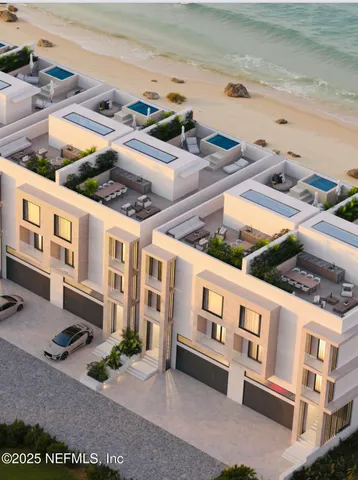 a view of a building with many windows