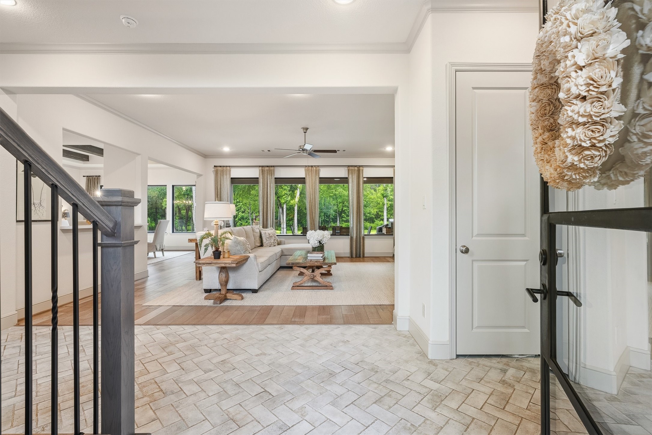 30702 Spring Lake Boulevard Tomball, TX 77375 - Photo 5 of 49 large entry with custom brick floors