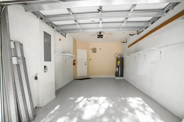 a view of a hallway with a white walls