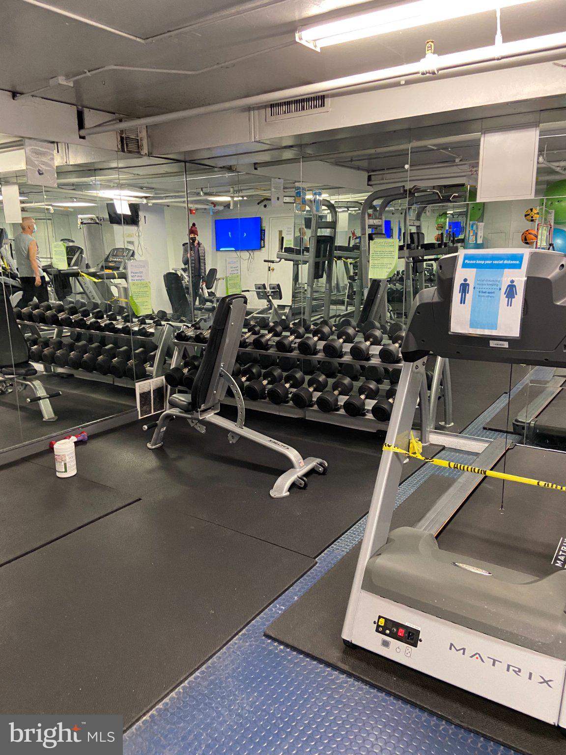 2101 Chestnut Street, Unit 706 Philadelphia, PA 19103 - Photo 8 of 9 Modern fitness space with sleek equipment.
