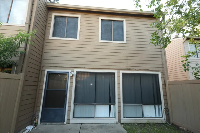a view of a house with a door