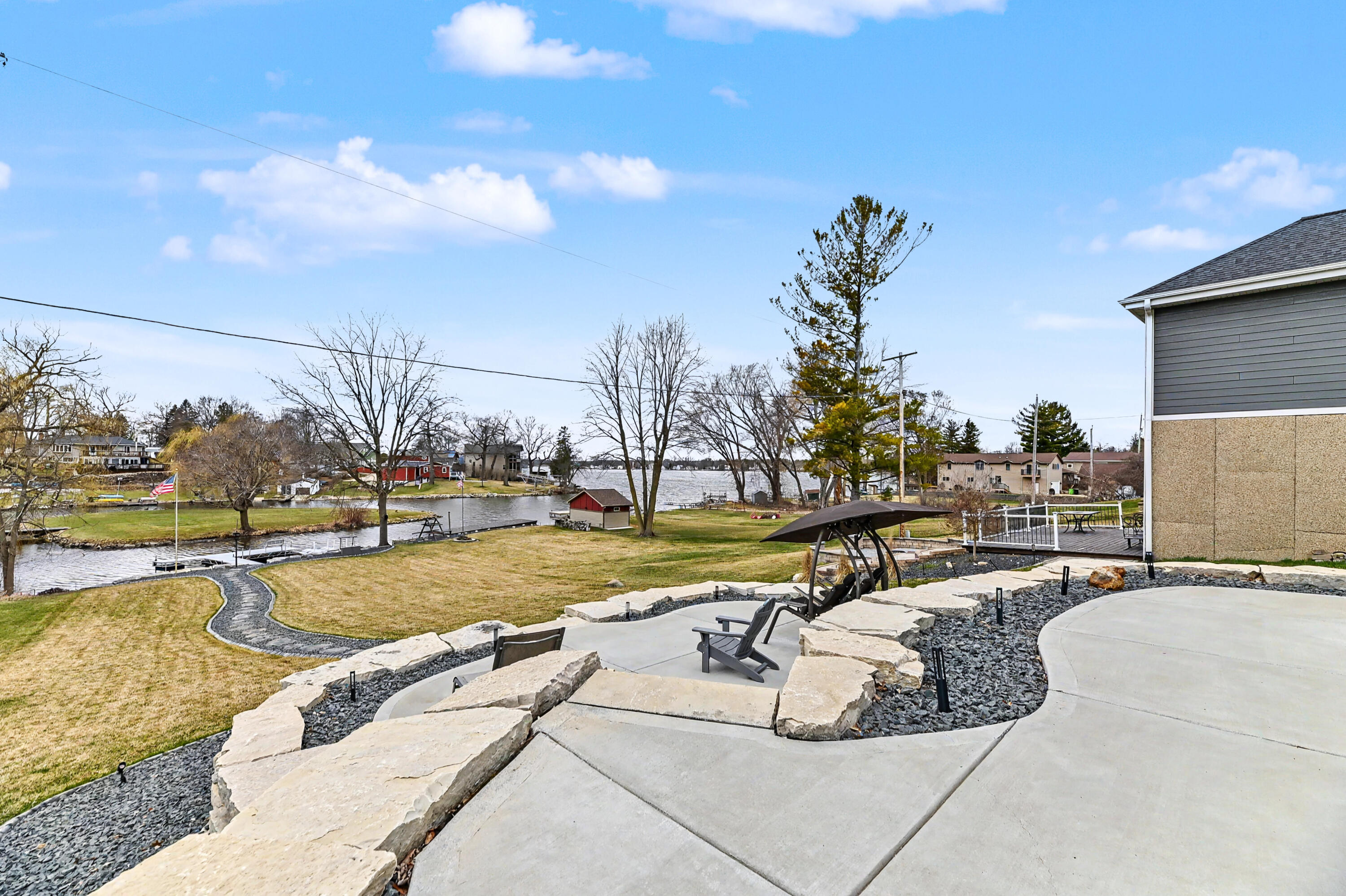 6714 Burma Road Waterford, WI 53185 - Photo 45 of 58 Patio Area with Sunset Views