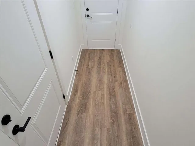 a view of a hardwood floor