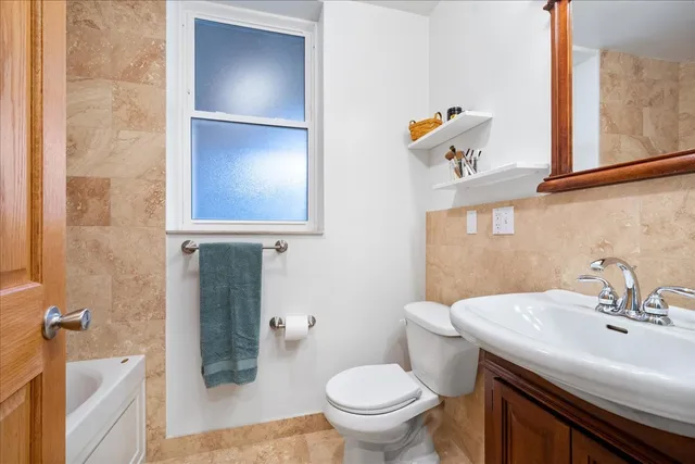 a view of lake and mountain