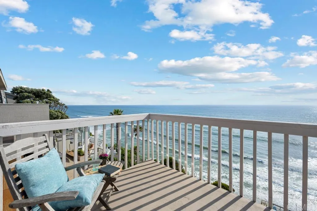 1046 Neptune Avenue Encinitas, CA 92024 - Photo 34 of 49 a balcony with wooden floor
