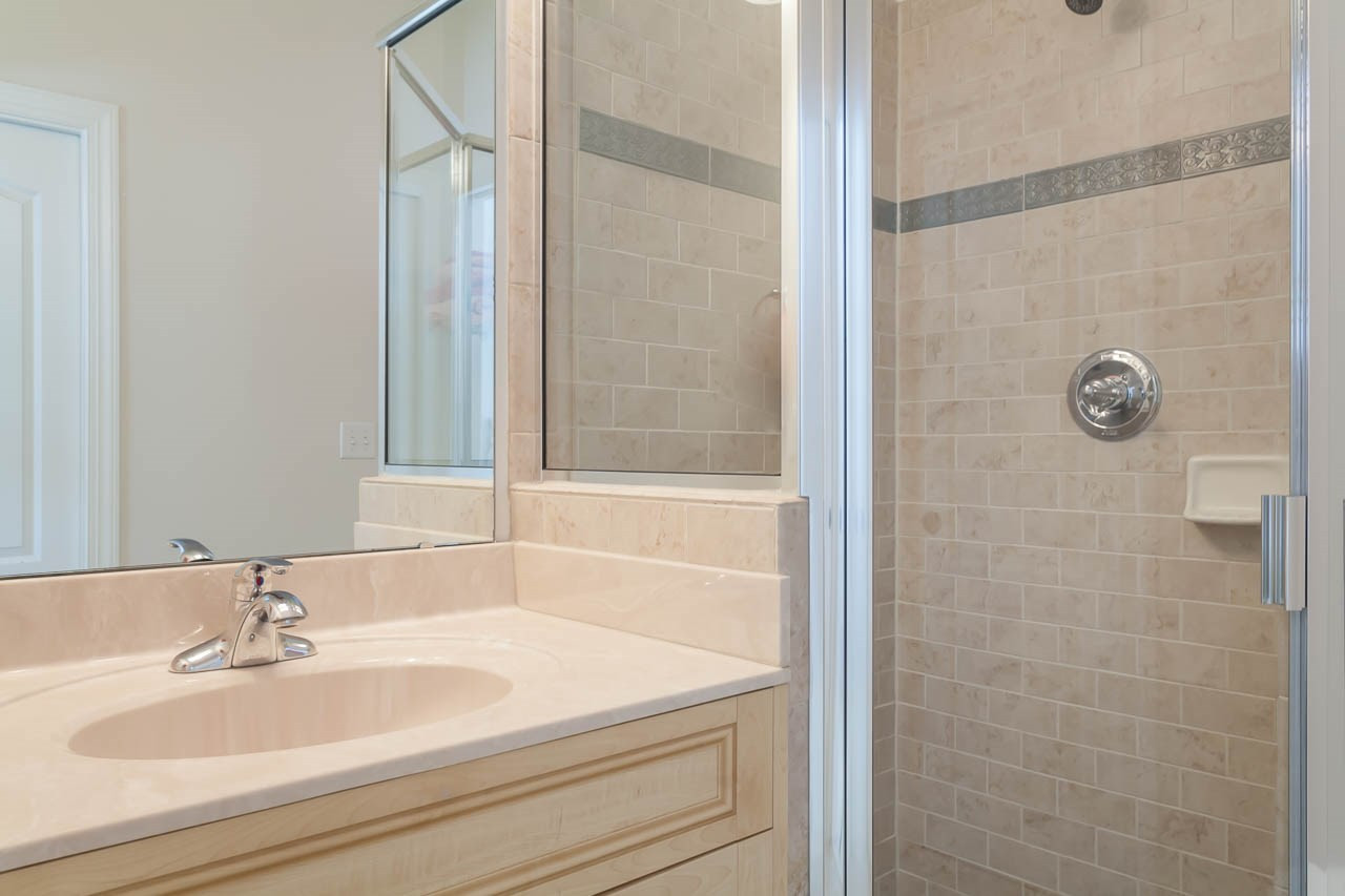 10331 Evergreen Spring Place Raleigh, NC 27614 - Photo 16 of 25 Bedroom #2's Private Bath w/Walk-in Shower