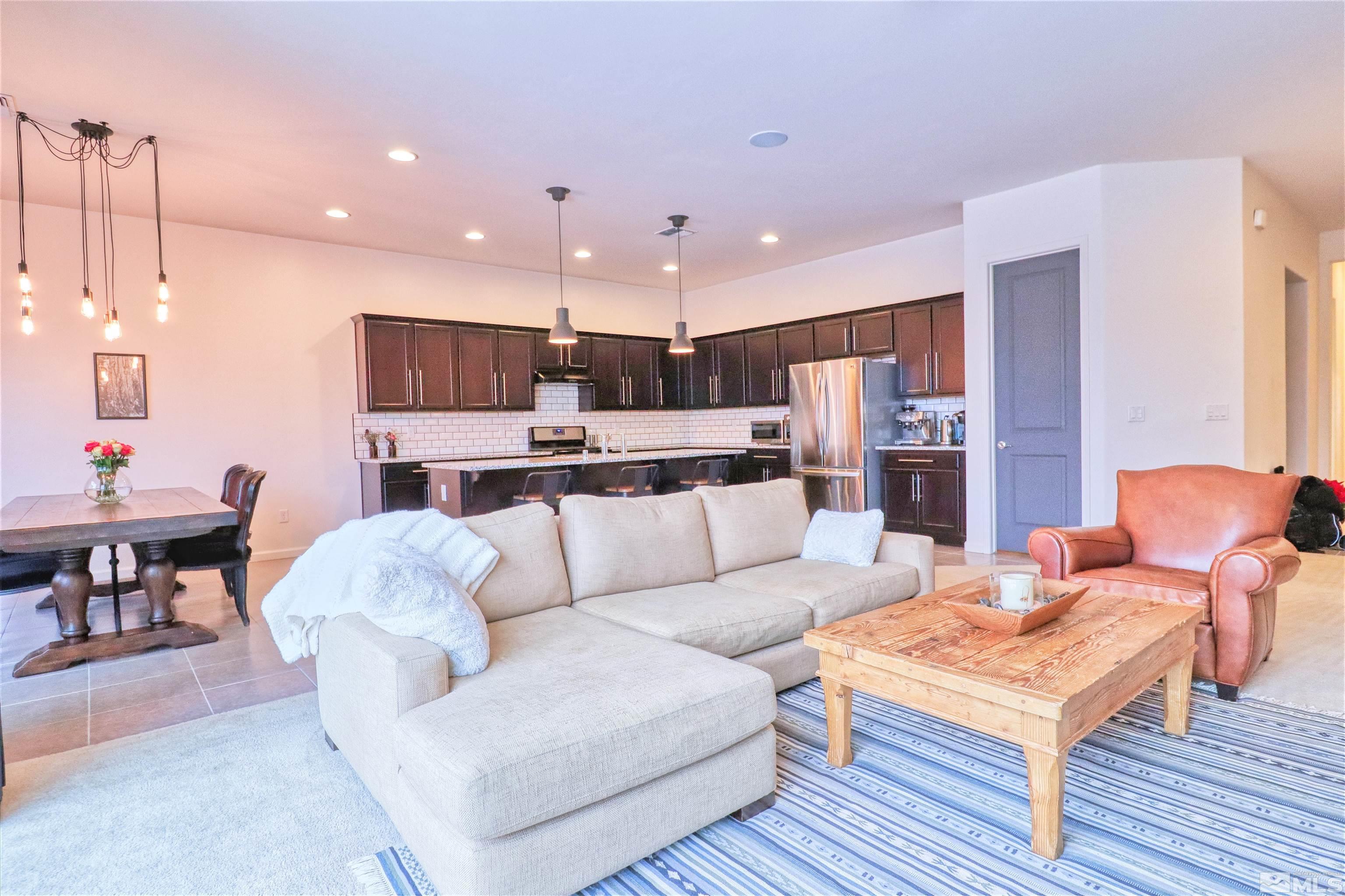 2790 Bonfire Lane Reno, NV 89521 - Photo 6 of 37 a living room with furniture and kitchen view