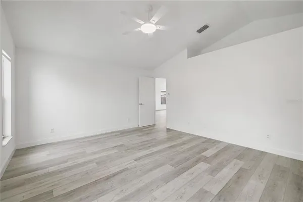 wooden floor in a room