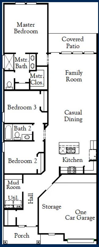 101 Backwood Pass Taylor, TX 76574 - Photo 18 of 18 Floorplan - Representative Photo