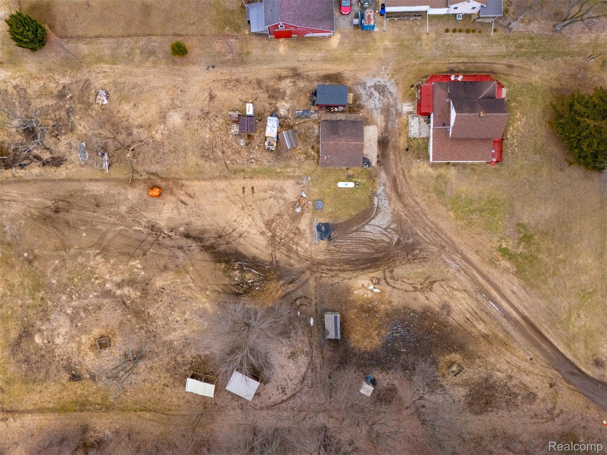 8732 Kinch Road Jackson, MI 49201 - Photo 35 of 39 Aerial view of property's location