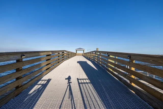 wooden floor with a dry yard