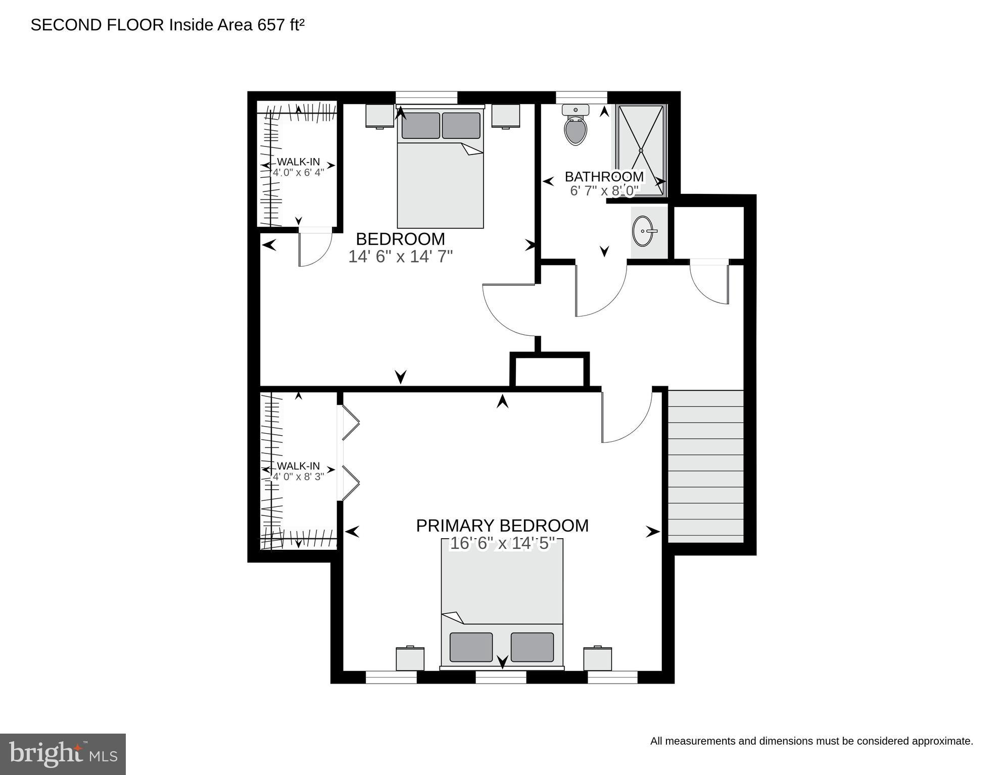 8675 Rue Court Owings, MD 20736 - Photo 49 of 50 Upper level floor plan