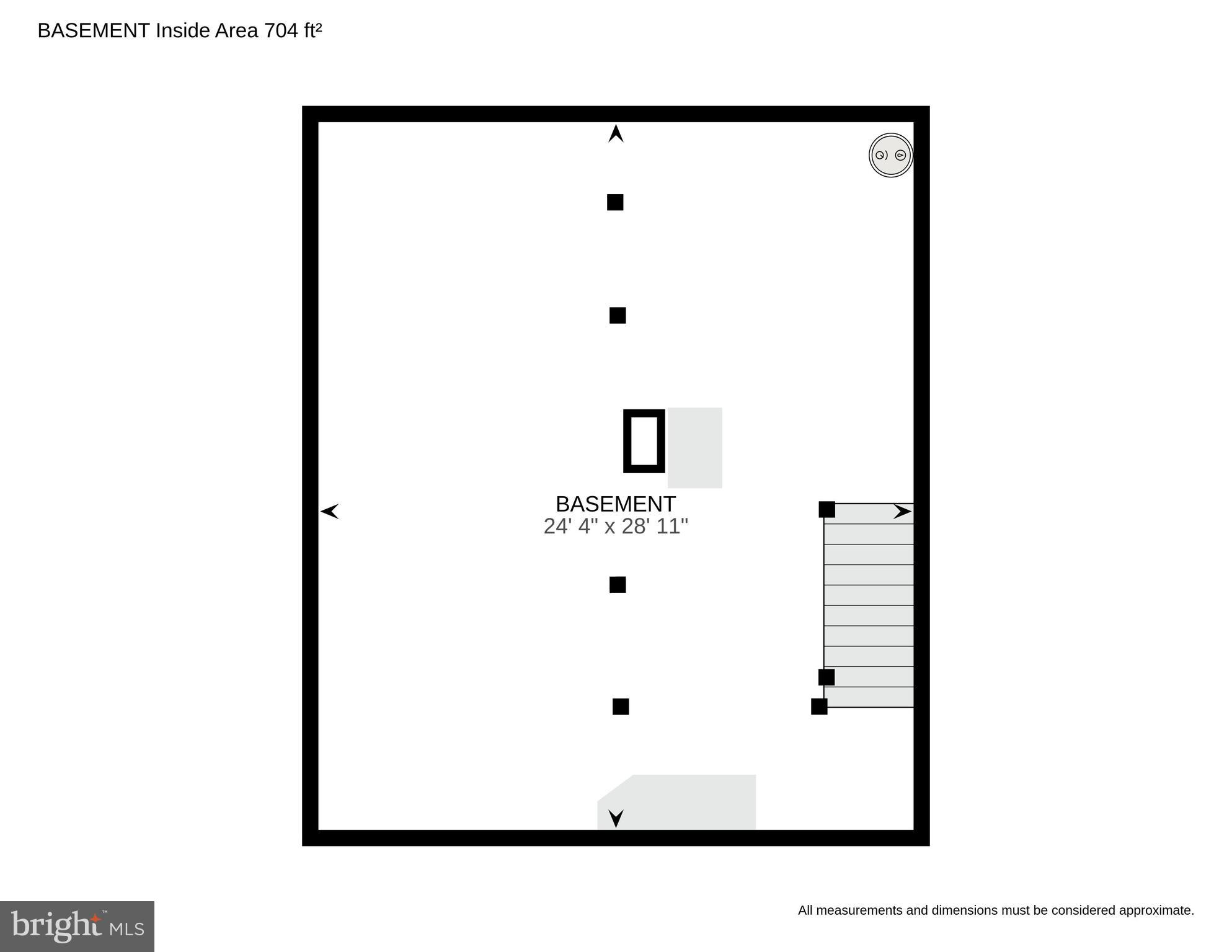 8675 Rue Court Owings, MD 20736 - Photo 50 of 50 Lower level /basement floorplan