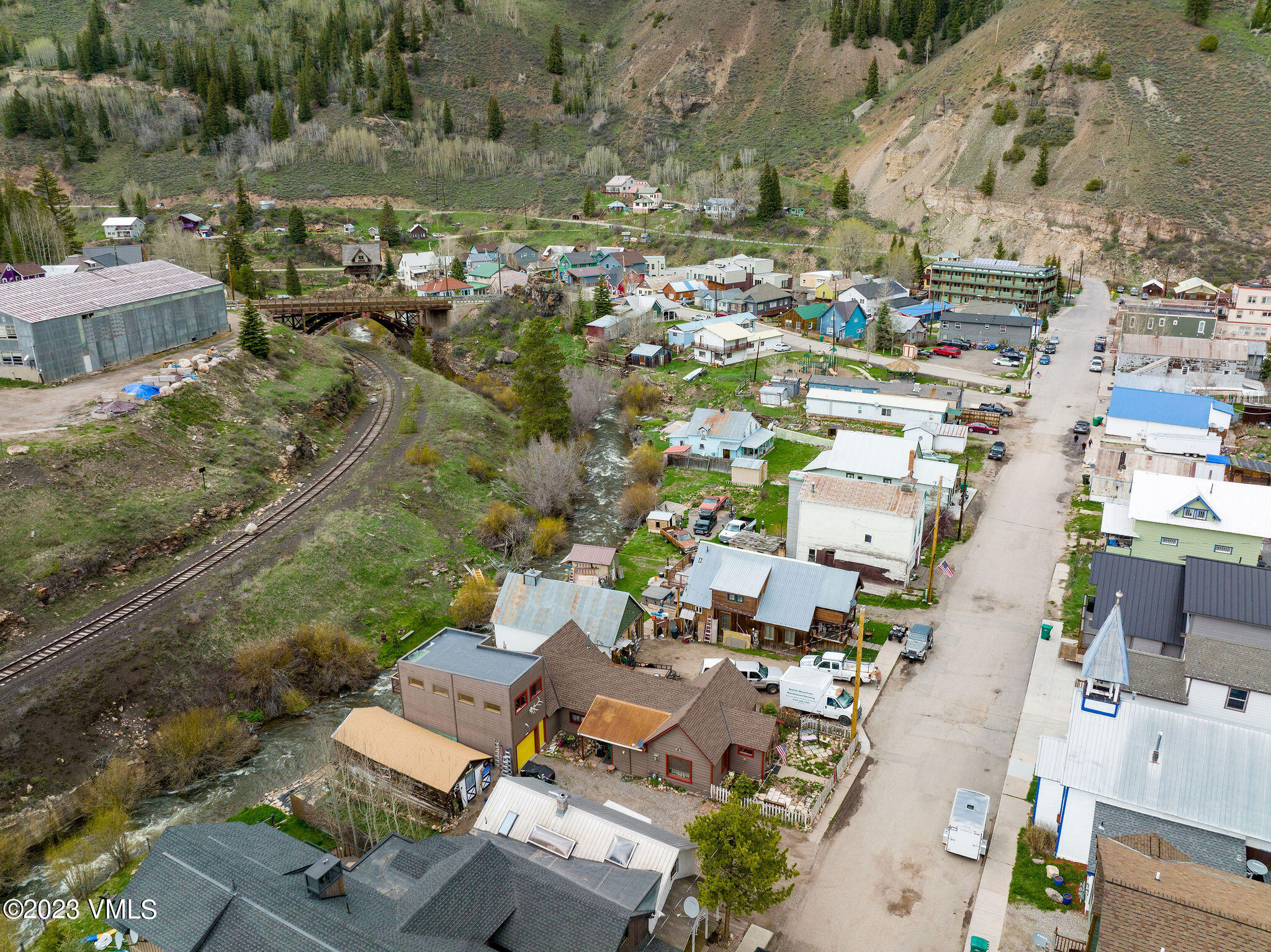 407 Eagle Street Red Cliff, CO 81649 - Photo 17 of 22 407_eagle_st_aerial_d