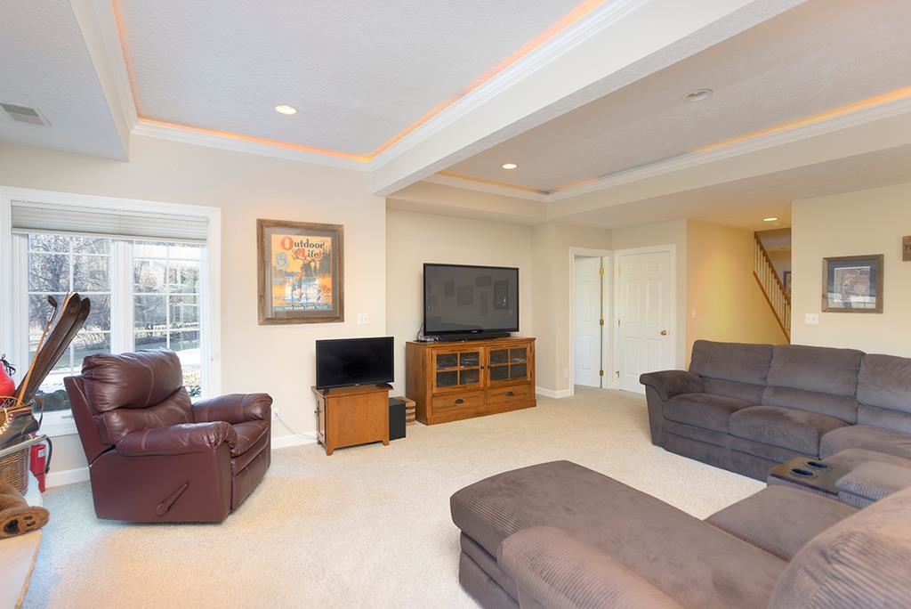 966 Spring Ridge Court Belvidere, IL 61008 - Photo 31 of 44 a living room with furniture and a flat screen tv