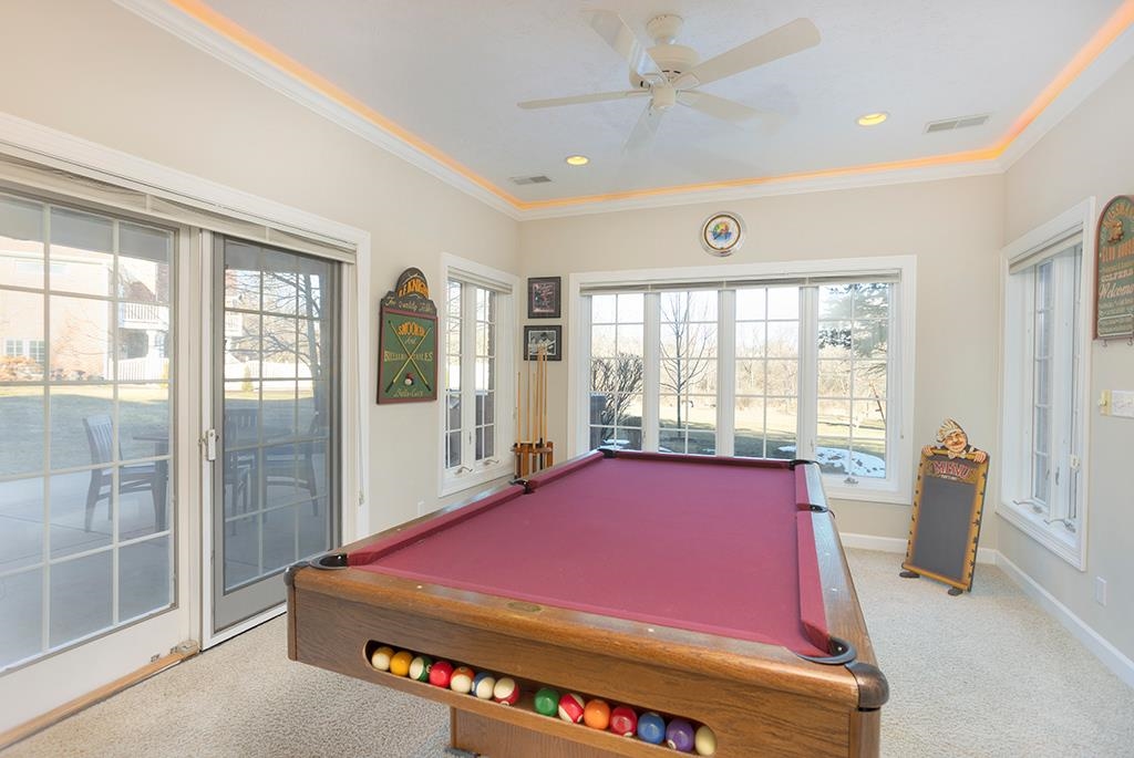 966 Spring Ridge Court Belvidere, IL 61008 - Photo 32 of 44 a room with pool table and windows