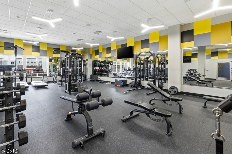 14 Ward Street Bloomfield, NJ 07003 - Photo 28 of 33 a view of a room with gym equipment