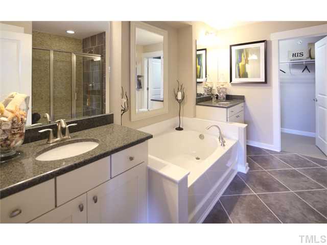 9104 Murrillo Walk Raleigh, NC 27617 - Photo 7 of 12 Luxurious Owner's bath retreat awaits you! Photo is not of actual home