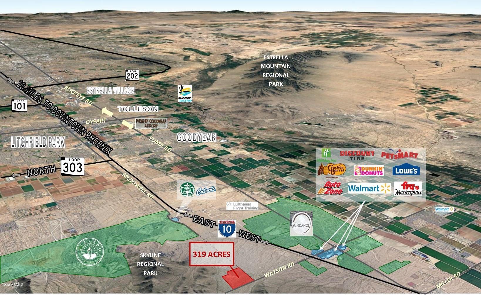 0 Nec Mcdowell & Watson Roads Buckeye, AZ 85396 - Photo 1 of 4 view of city