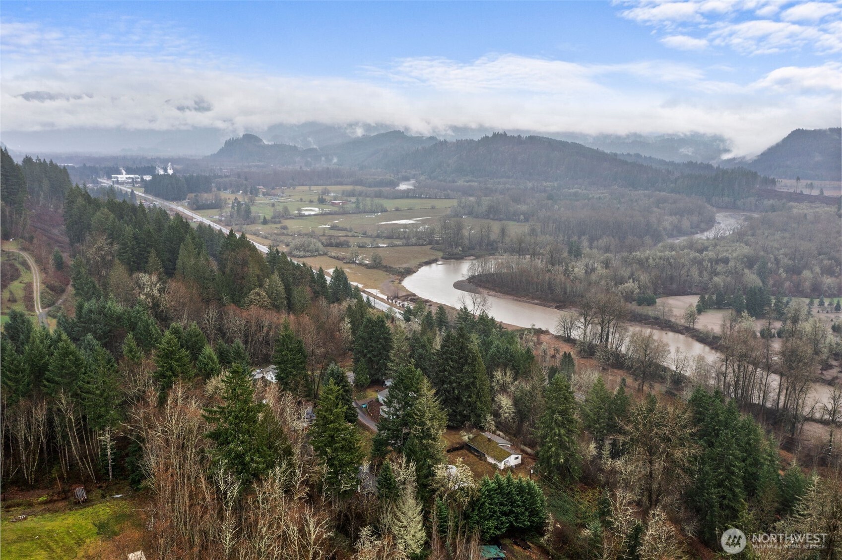 175 Boyd Road Randle, WA 98377 - Photo 25 of 26 a view of a lot of trees and houses