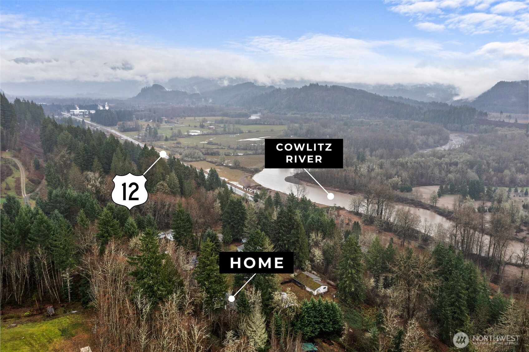 175 Boyd Road Randle, WA 98377 - Photo 26 of 26 a view of a sign that is on a street