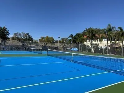 a view of a tennis court