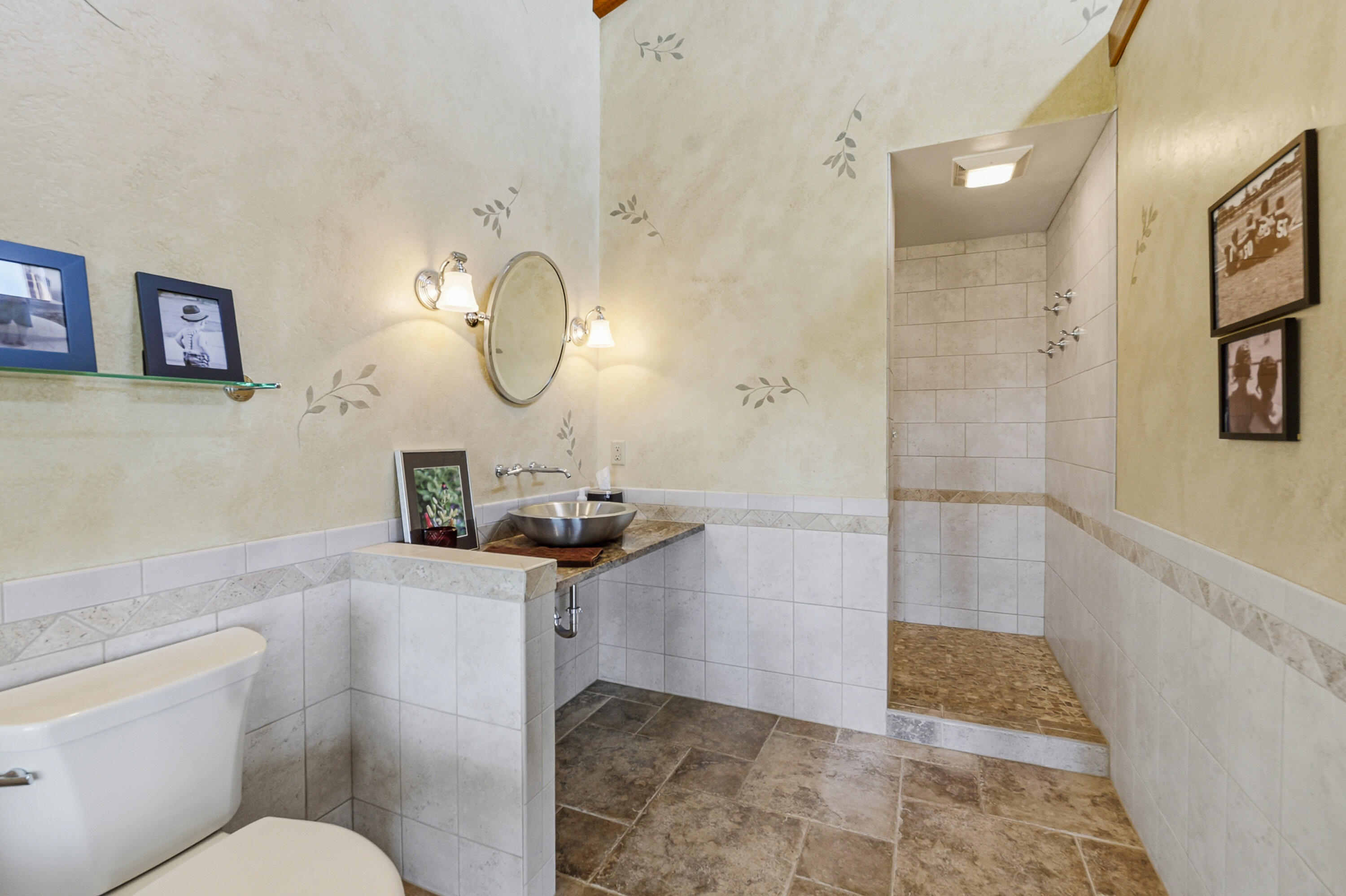 N6596 Riverview Road Plymouth, WI 53073 - Photo 41 of 67 Custom Tile Bathroom w Walk In Shower