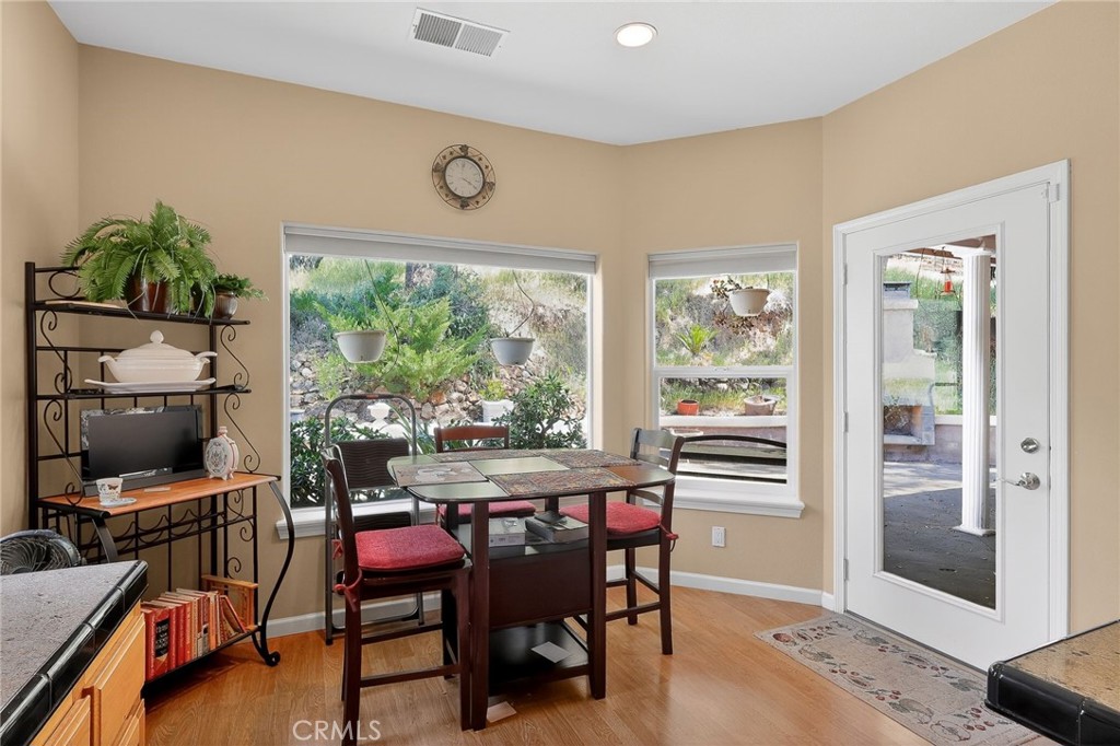 19370 Park Ridge Drive Hidden Valley Lake, CA 95467 - Photo 24 of 61 a view of a dining room with furniture window and outside view