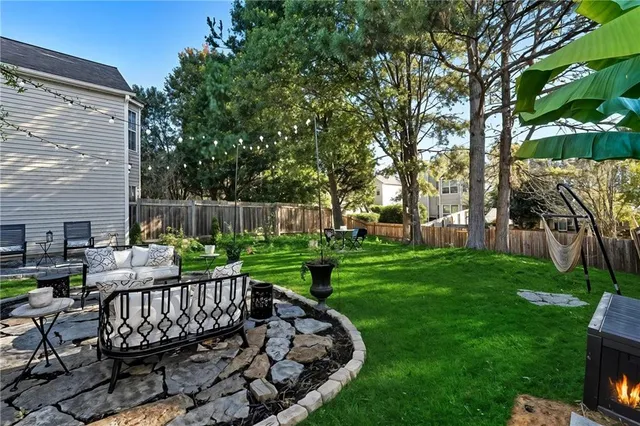 a view of outdoor space and deck