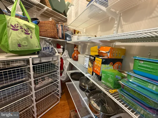 a view of storage and utility room