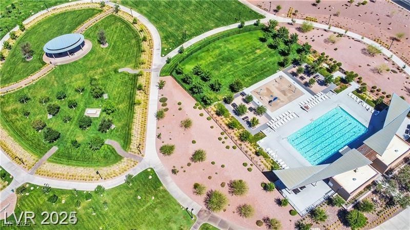 805 East Sunset Road Henderson, NV 89011 - Photo 34 of 43 Drone / aerial view of a pool